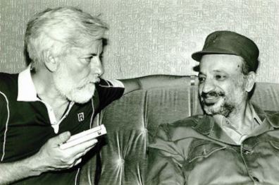 with Arafat in Beirut 1982